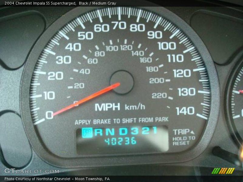 Black / Medium Gray 2004 Chevrolet Impala SS Supercharged
