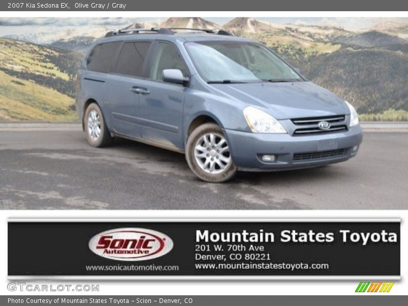 Olive Gray / Gray 2007 Kia Sedona EX