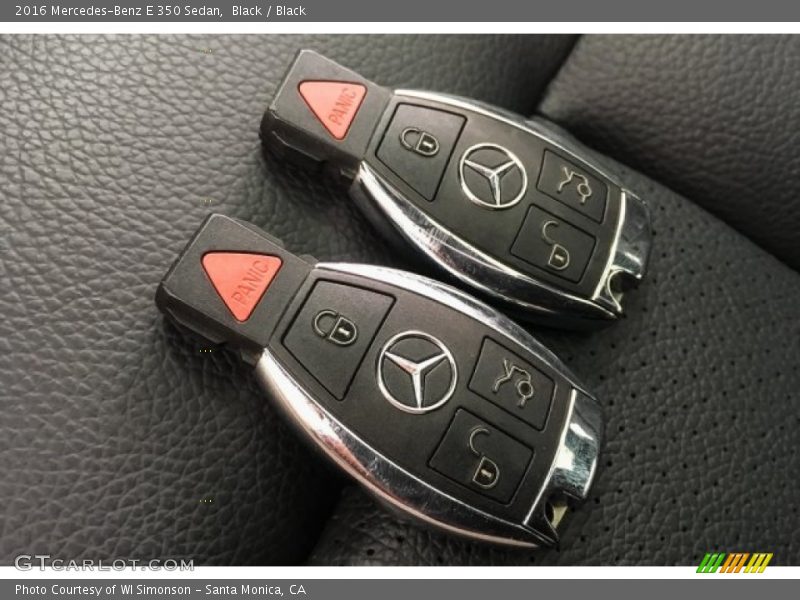 Black / Black 2016 Mercedes-Benz E 350 Sedan
