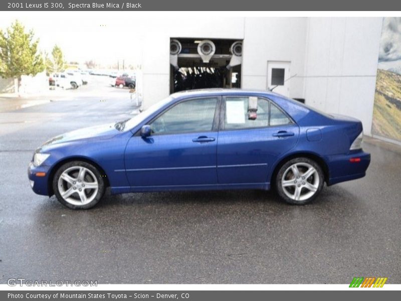 Spectra Blue Mica / Black 2001 Lexus IS 300