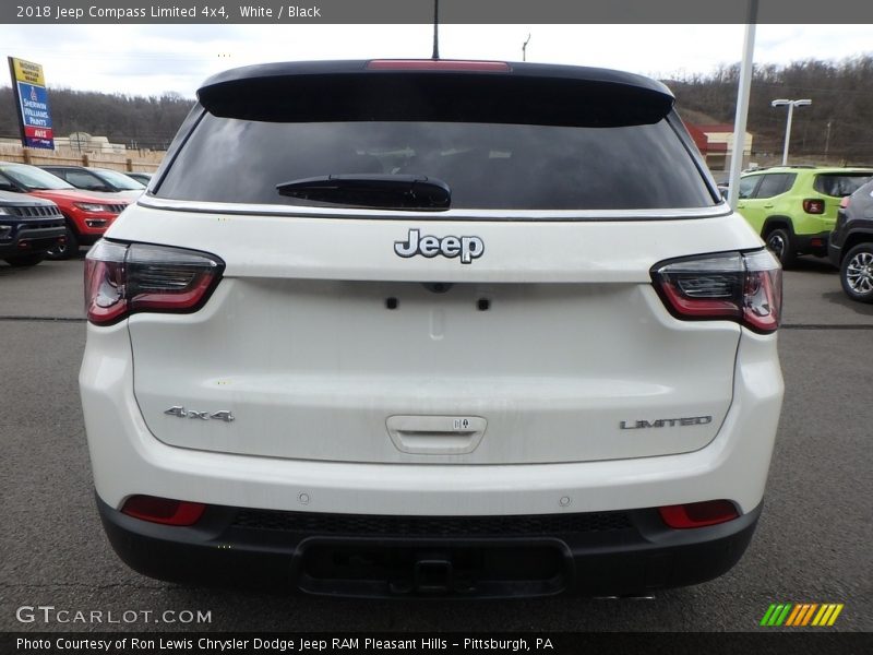 White / Black 2018 Jeep Compass Limited 4x4