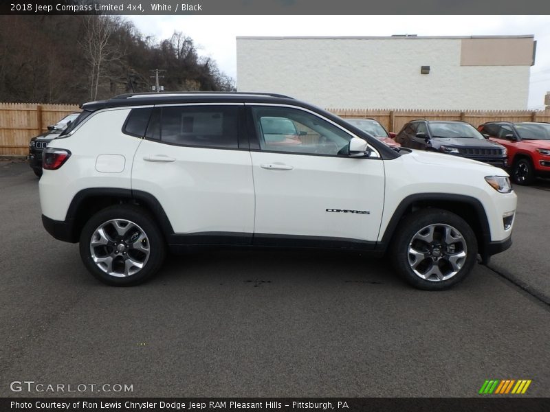 White / Black 2018 Jeep Compass Limited 4x4