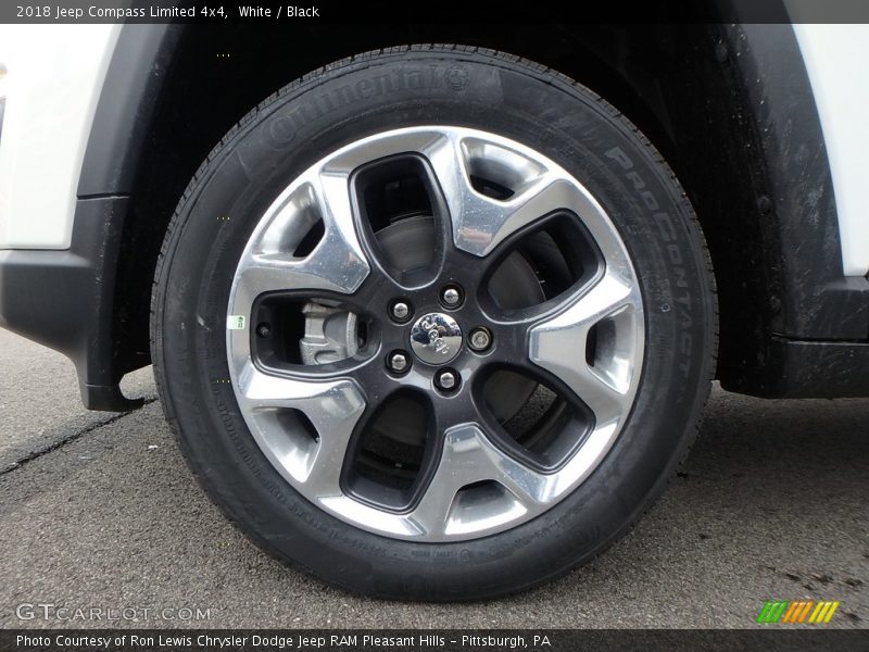 White / Black 2018 Jeep Compass Limited 4x4