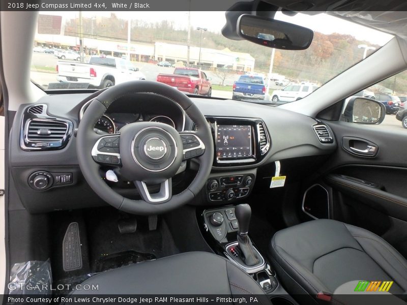 White / Black 2018 Jeep Compass Limited 4x4