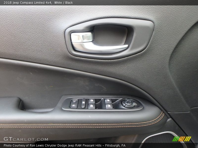 White / Black 2018 Jeep Compass Limited 4x4