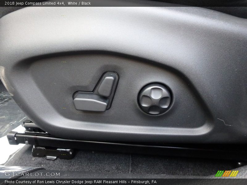 White / Black 2018 Jeep Compass Limited 4x4