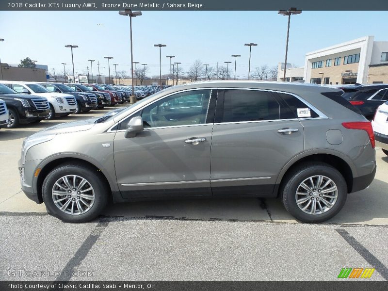 Bronze Dune Metallic / Sahara Beige 2018 Cadillac XT5 Luxury AWD