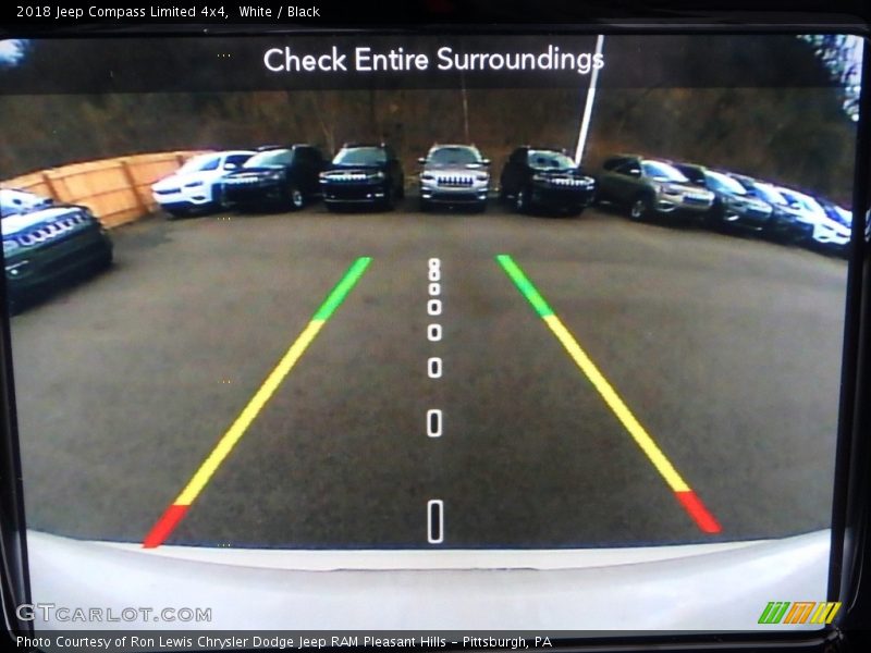 White / Black 2018 Jeep Compass Limited 4x4