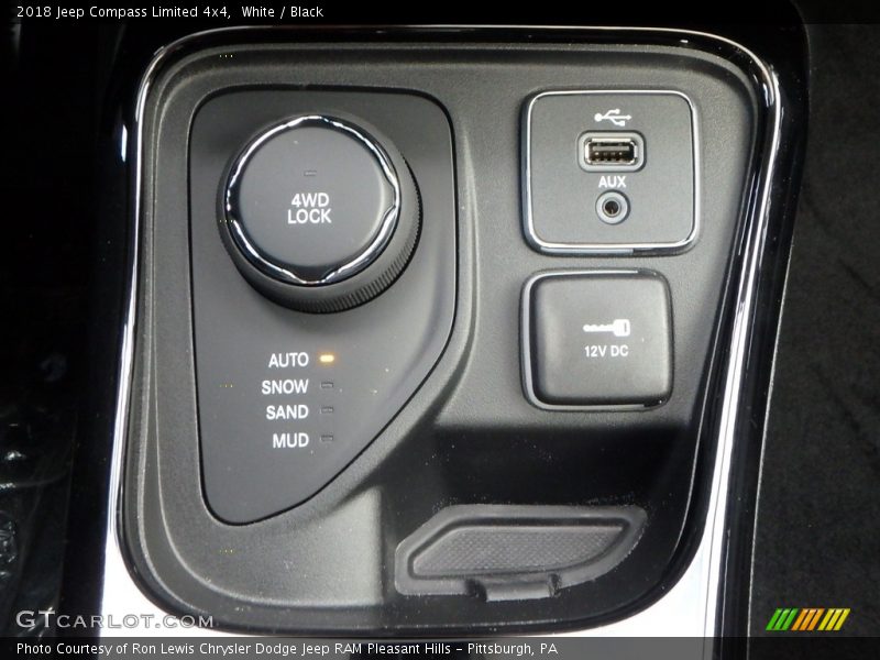 White / Black 2018 Jeep Compass Limited 4x4