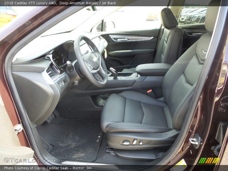 Deep Amethyst Metallic / Jet Black 2018 Cadillac XT5 Luxury AWD