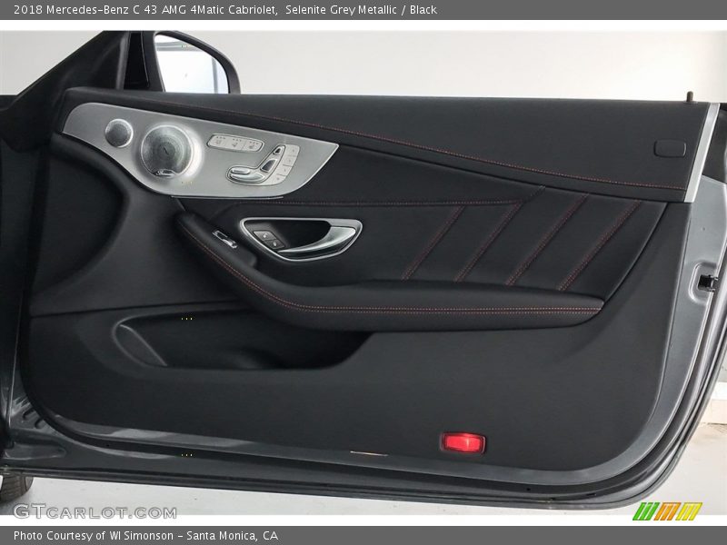 Selenite Grey Metallic / Black 2018 Mercedes-Benz C 43 AMG 4Matic Cabriolet
