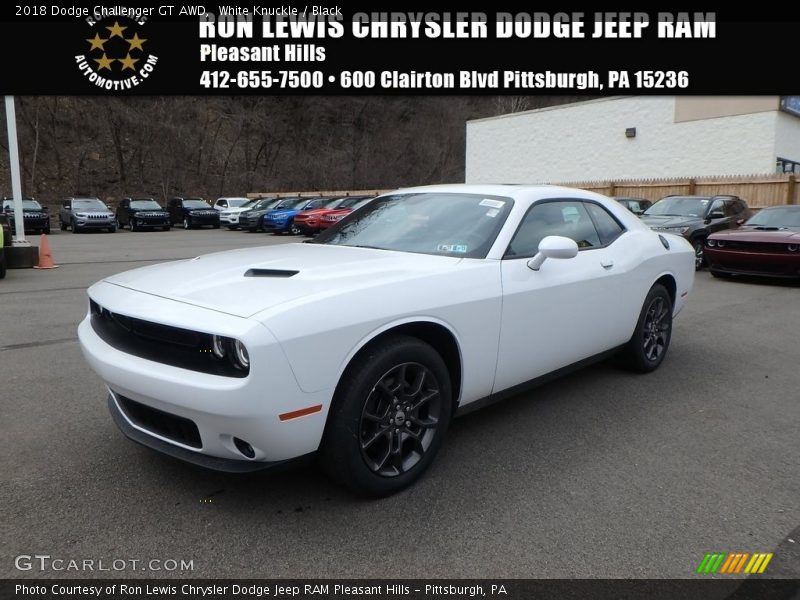 White Knuckle / Black 2018 Dodge Challenger GT AWD