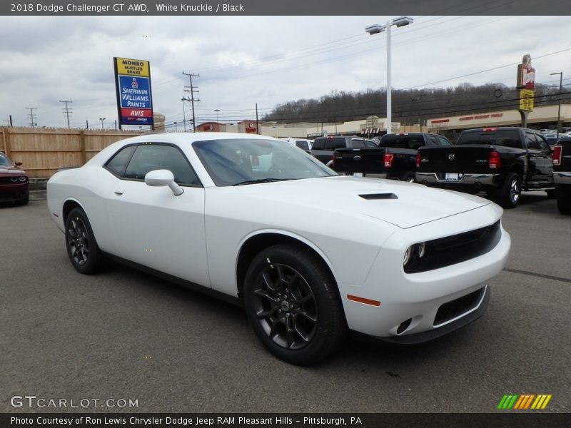 White Knuckle / Black 2018 Dodge Challenger GT AWD