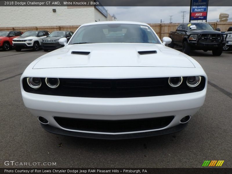 White Knuckle / Black 2018 Dodge Challenger GT AWD