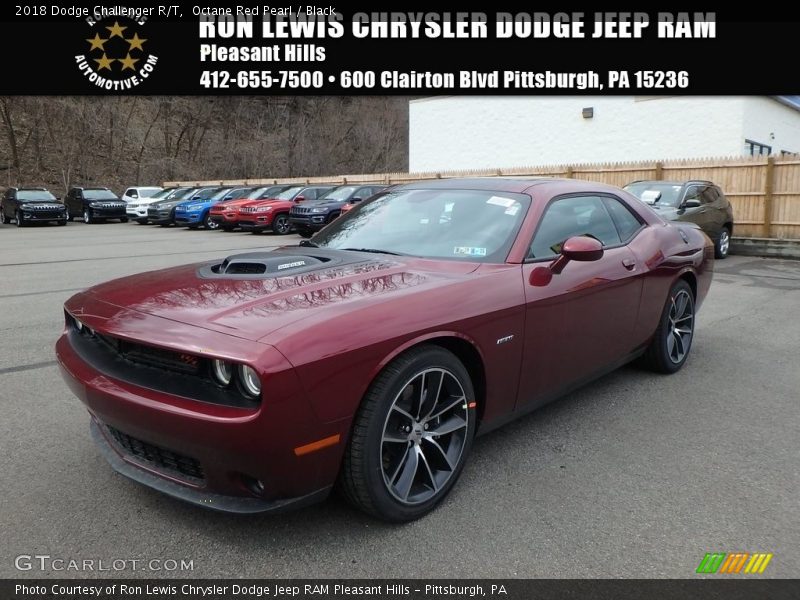 Octane Red Pearl / Black 2018 Dodge Challenger R/T