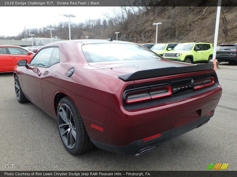 Octane Red Pearl / Black 2018 Dodge Challenger R/T