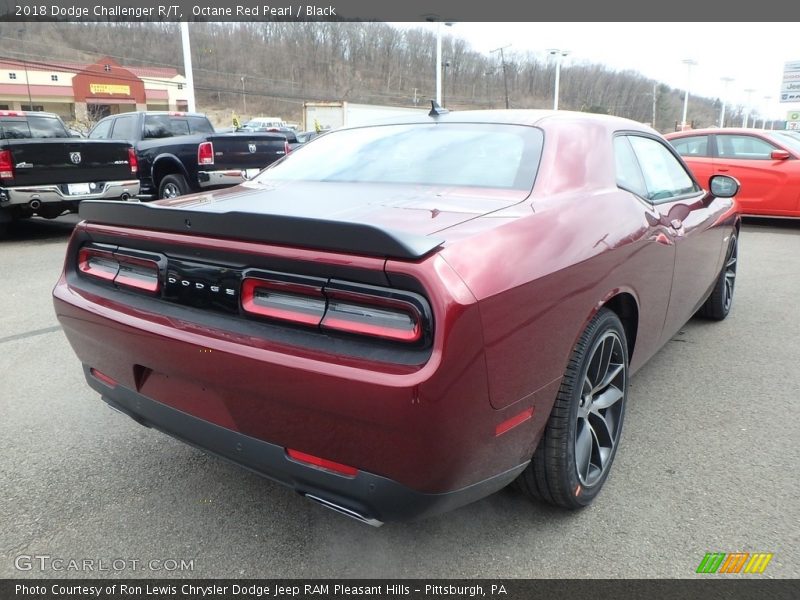 Octane Red Pearl / Black 2018 Dodge Challenger R/T