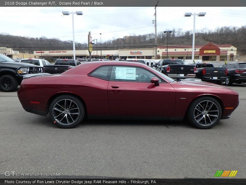 Octane Red Pearl / Black 2018 Dodge Challenger R/T