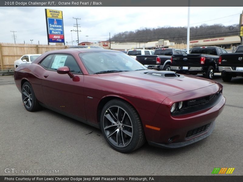 Octane Red Pearl / Black 2018 Dodge Challenger R/T