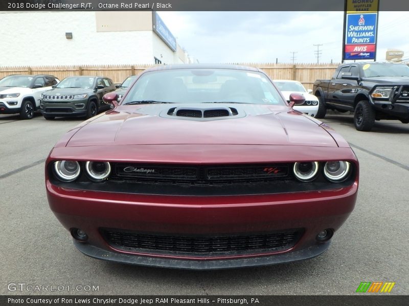 Octane Red Pearl / Black 2018 Dodge Challenger R/T