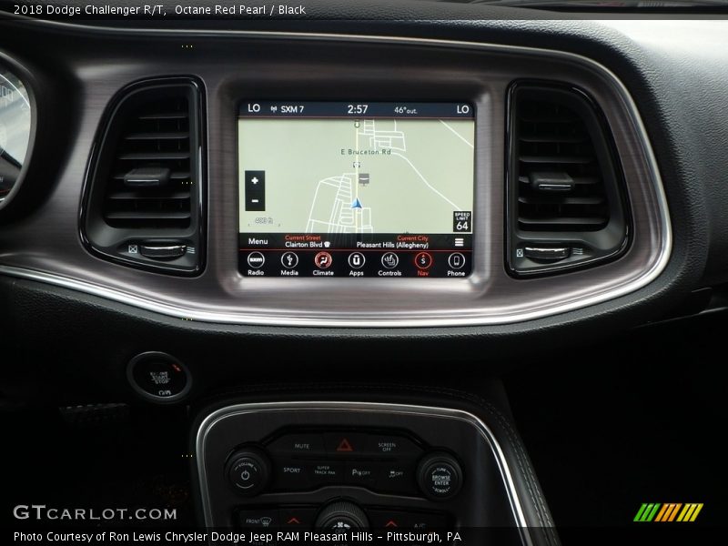 Octane Red Pearl / Black 2018 Dodge Challenger R/T