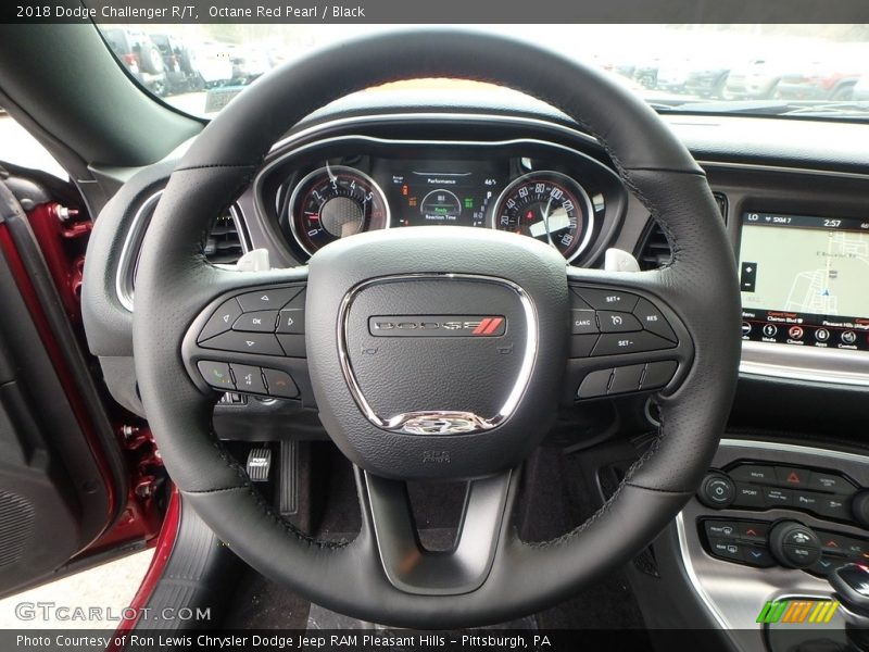 Octane Red Pearl / Black 2018 Dodge Challenger R/T