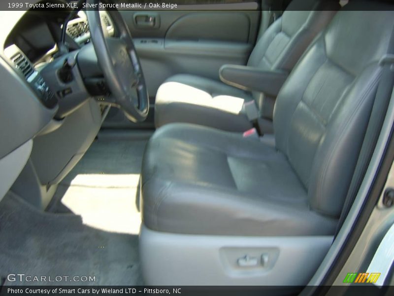 Silver Spruce Metallic / Oak Beige 1999 Toyota Sienna XLE