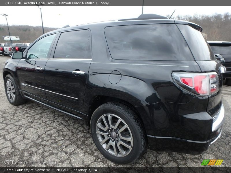 Carbon Black Metallic / Ebony 2013 GMC Acadia Denali AWD