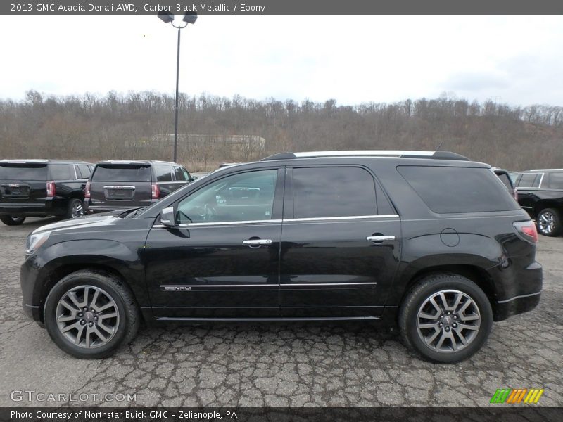 Carbon Black Metallic / Ebony 2013 GMC Acadia Denali AWD