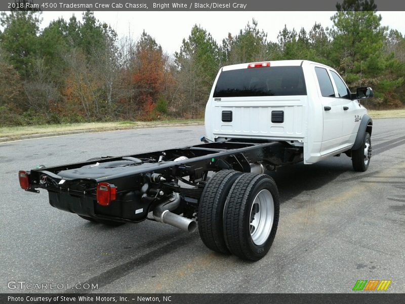 Bright White / Black/Diesel Gray 2018 Ram 4500 Tradesman Crew Cab Chassis