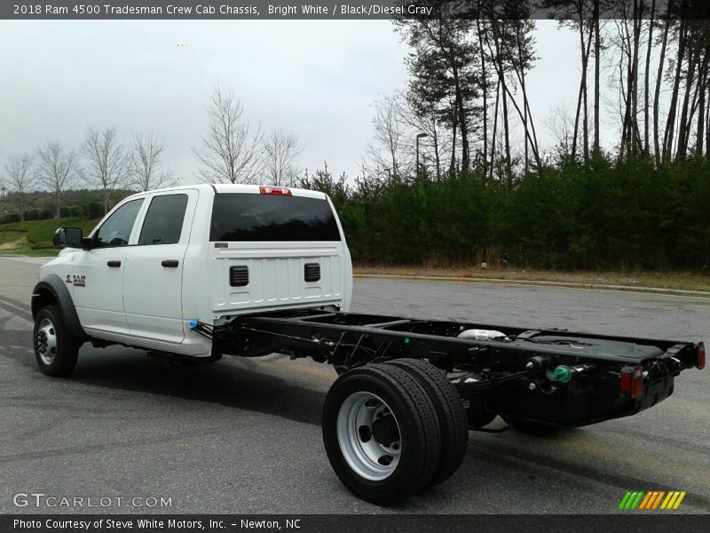 Bright White / Black/Diesel Gray 2018 Ram 4500 Tradesman Crew Cab Chassis