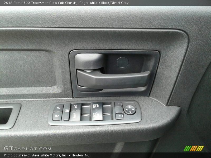 Bright White / Black/Diesel Gray 2018 Ram 4500 Tradesman Crew Cab Chassis