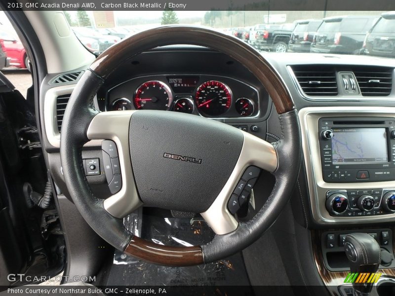 Carbon Black Metallic / Ebony 2013 GMC Acadia Denali AWD