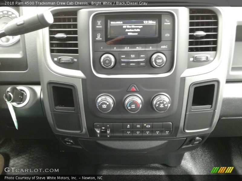 Bright White / Black/Diesel Gray 2018 Ram 4500 Tradesman Crew Cab Chassis