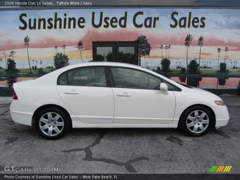 Taffeta White / Ivory 2006 Honda Civic LX Sedan