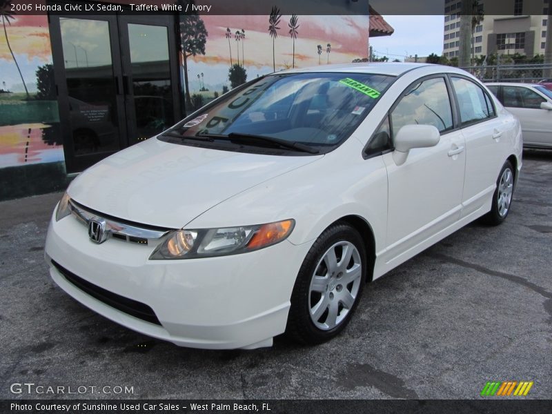 Taffeta White / Ivory 2006 Honda Civic LX Sedan