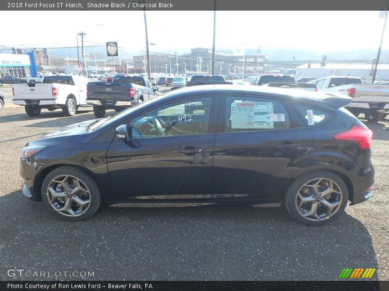 Shadow Black / Charcoal Black 2018 Ford Focus ST Hatch
