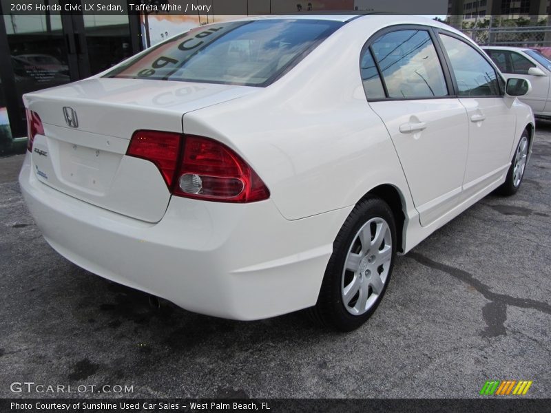 Taffeta White / Ivory 2006 Honda Civic LX Sedan