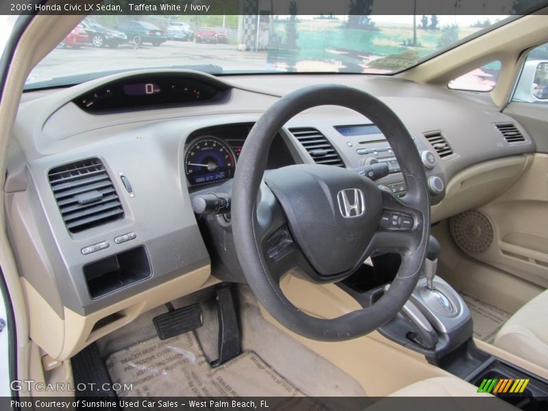 Taffeta White / Ivory 2006 Honda Civic LX Sedan