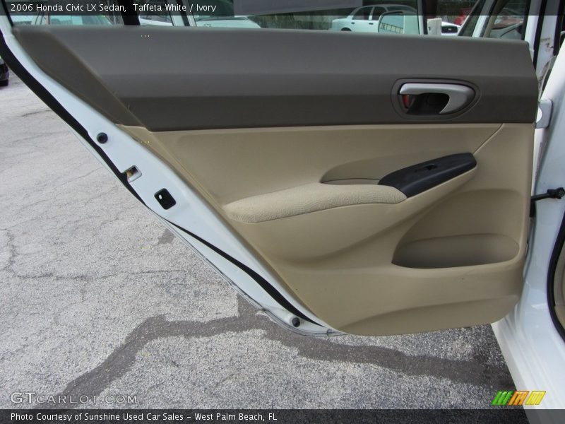 Taffeta White / Ivory 2006 Honda Civic LX Sedan