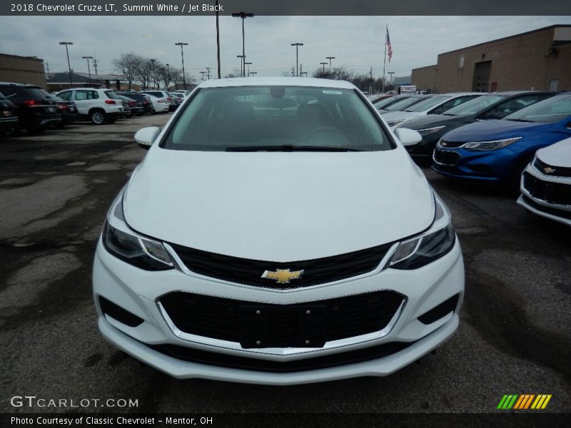 Summit White / Jet Black 2018 Chevrolet Cruze LT