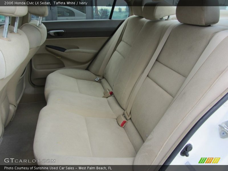 Taffeta White / Ivory 2006 Honda Civic LX Sedan