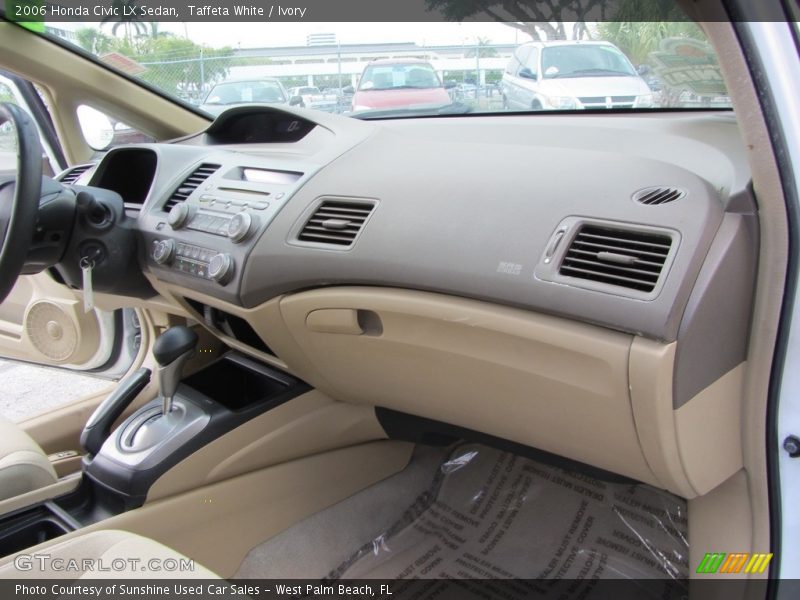Taffeta White / Ivory 2006 Honda Civic LX Sedan