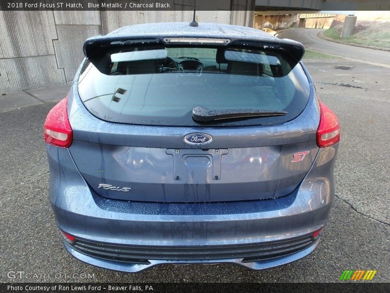 Blue Metallic / Charcoal Black 2018 Ford Focus ST Hatch