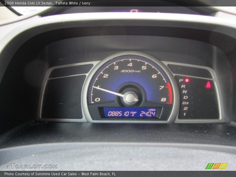 Taffeta White / Ivory 2006 Honda Civic LX Sedan