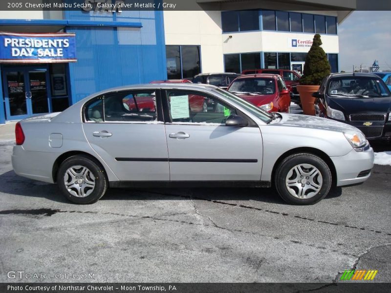 Galaxy Silver Metallic / Gray 2005 Chevrolet Malibu Sedan