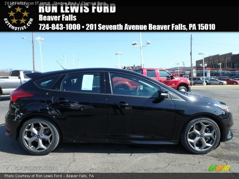 Shadow Black / Charcoal Black 2018 Ford Focus ST Hatch