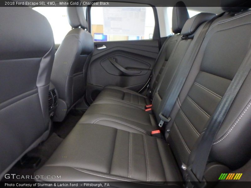 White Gold / Charcoal Black 2018 Ford Escape SEL 4WD