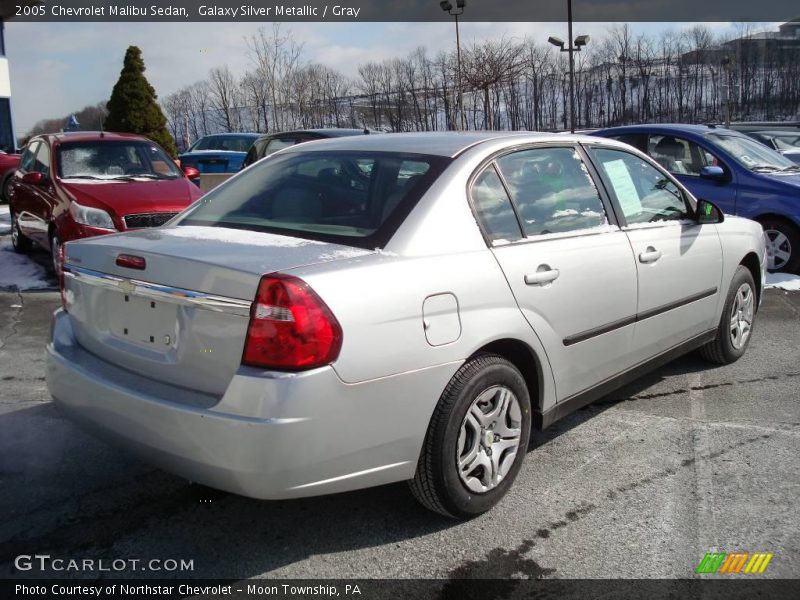 Galaxy Silver Metallic / Gray 2005 Chevrolet Malibu Sedan