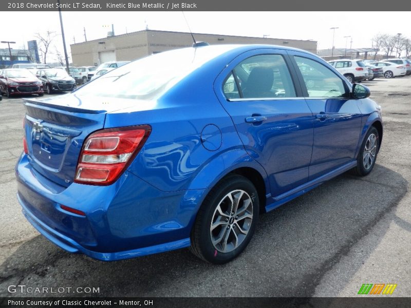 Kinetic Blue Metallic / Jet Black 2018 Chevrolet Sonic LT Sedan